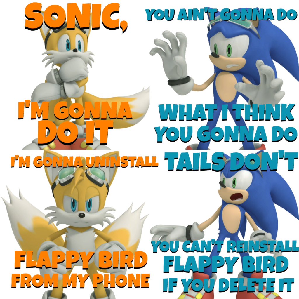 High Quality Don’t do it tails Blank Meme Template