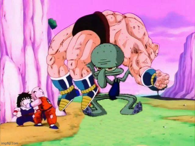 squidward dragon ball z | image tagged in squidward dragon ball z | made w/ Imgflip meme maker