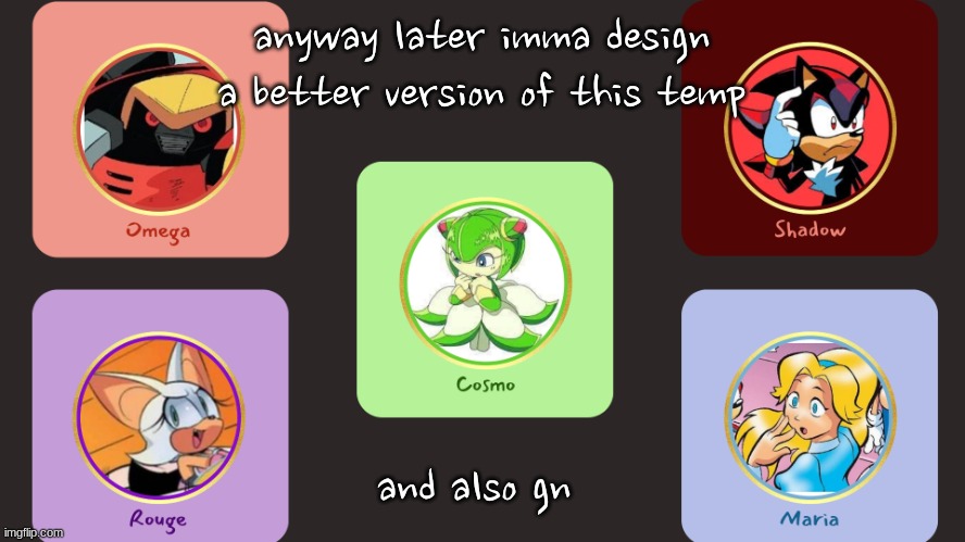 drm/maria's shitty announcement temp | anyway later imma design a better version of this temp; and also gn | image tagged in drm/maria's shitty announcement temp | made w/ Imgflip meme maker