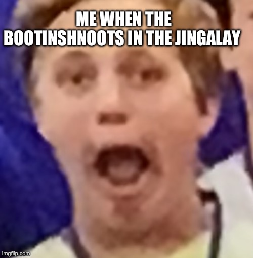 Literally me (found this photo of me) | ME WHEN THE BOOTINSHNOOTS IN THE JINGALAY | made w/ Imgflip meme maker