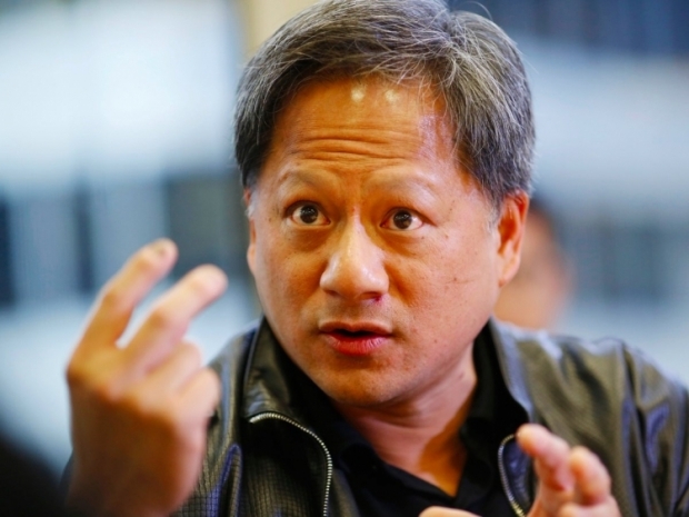 High Quality Jensen Huang look at Blank Meme Template