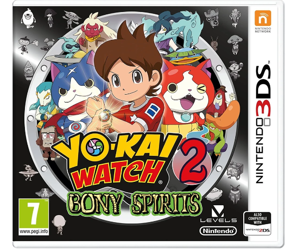 High Quality Yo-kai Watch 2: Bony Spirits European boxart. Blank Meme Template