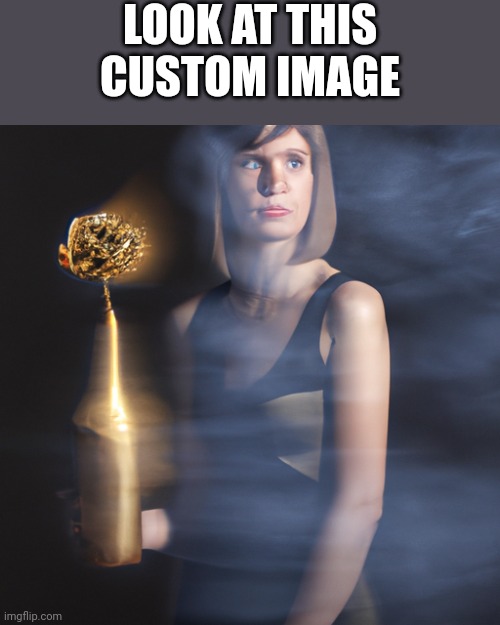 this is the image ai gave me | LOOK AT THIS CUSTOM IMAGE | image tagged in custom template | made w/ Imgflip meme maker