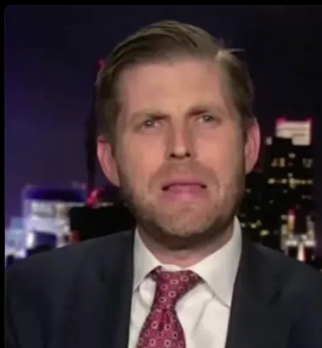 High Quality Eric trump confused Blank Meme Template