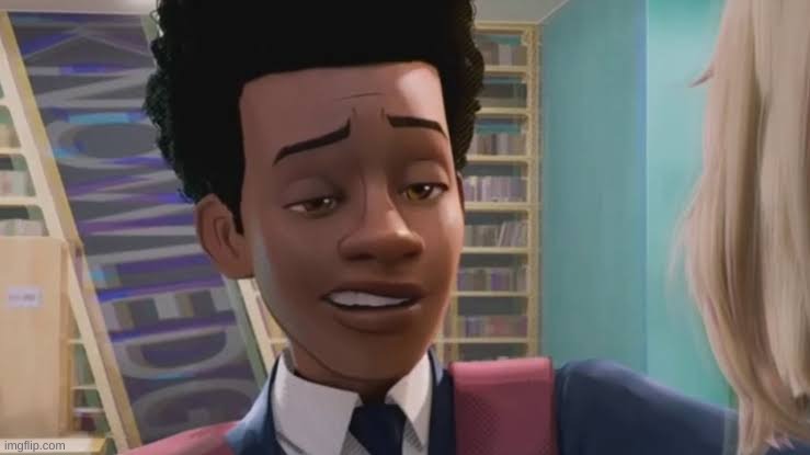 Miles morales hey | image tagged in miles morales hey | made w/ Imgflip meme maker