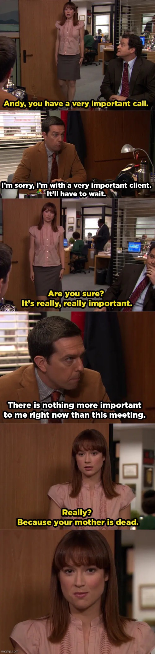 Posting random The Office scenes day four | made w/ Imgflip meme maker
