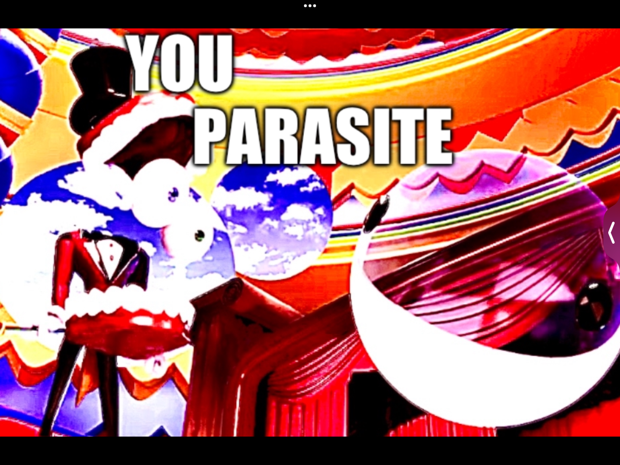 High Quality YOU PARASITE Blank Meme Template