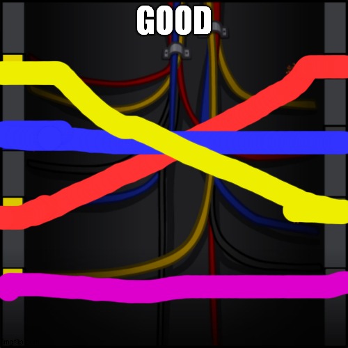 good | GOOD | image tagged in fix wiring | made w/ Imgflip meme maker