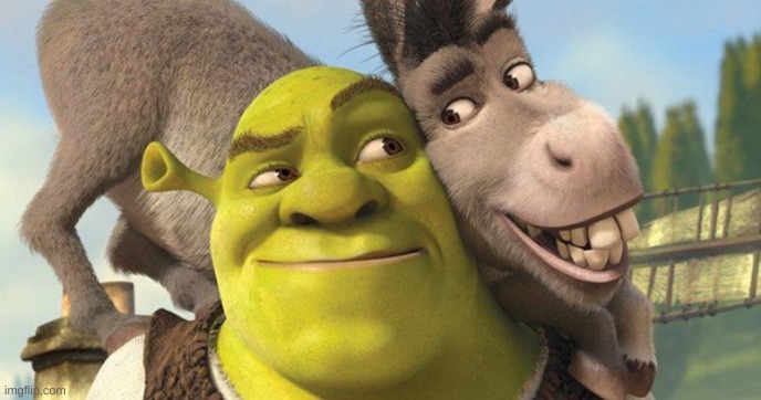 Shrek and donkey | image tagged in shrek and donkey | made w/ Imgflip meme maker