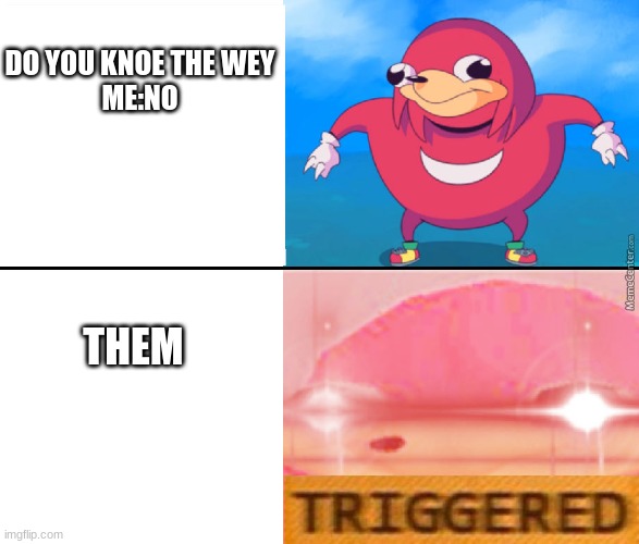 do you know the way | DO YOU KNOE THE WEY

ME:NO; THEM | image tagged in do you know the way,lol so funny | made w/ Imgflip meme maker