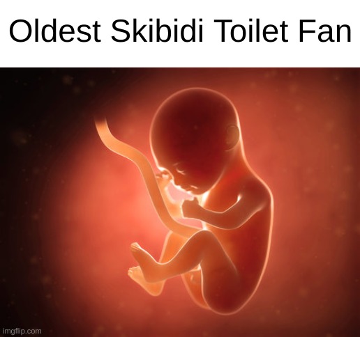 unfunny | Oldest Skibidi Toilet Fan | image tagged in memes,skibidi toilet | made w/ Imgflip meme maker