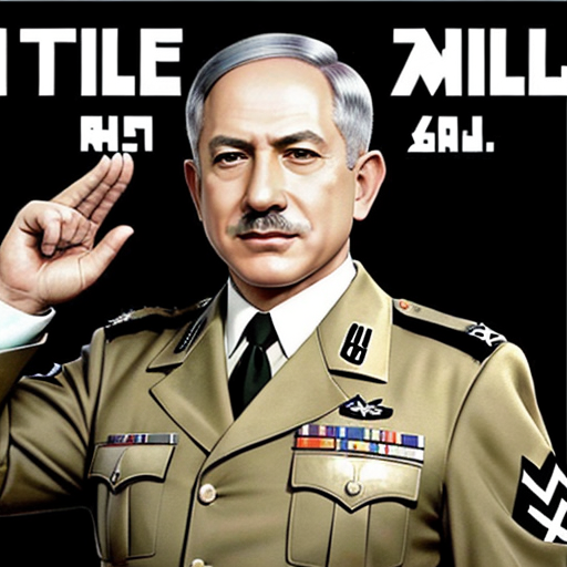 High Quality Netanyahu Nazi Blank Meme Template