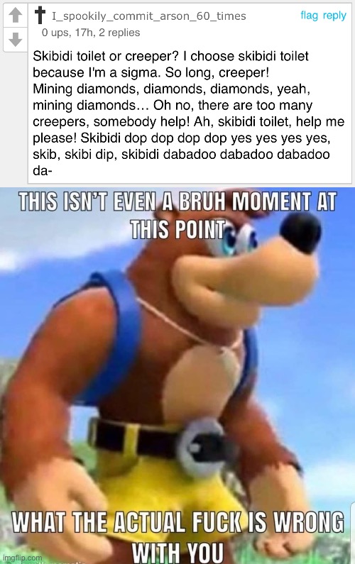 image tagged in this isn't even a bruh moment at this point | made w/ Imgflip meme maker