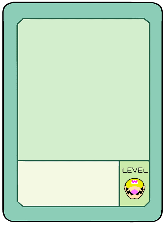 Oc pow cards level wario monsters Blank Meme Template