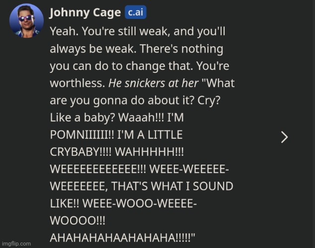 Johnny cage Blank Meme Template