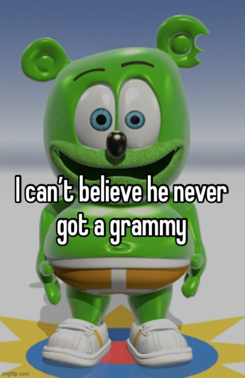 Never got a grammy Blank Meme Template