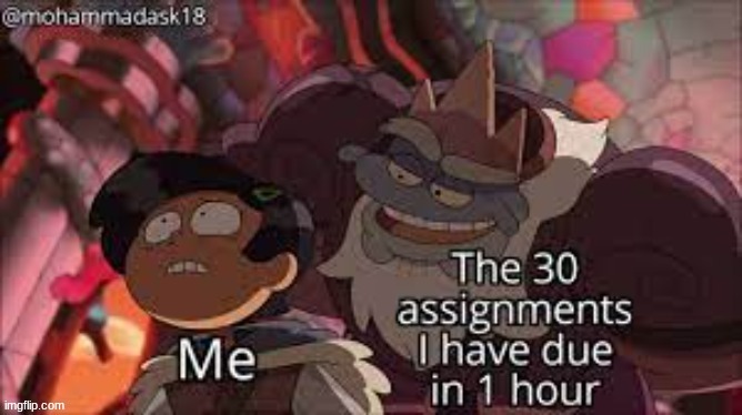 High Quality 30 assignments Blank Meme Template