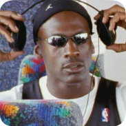 High Quality Michael Jordan Headphones Meme Blank Meme Template