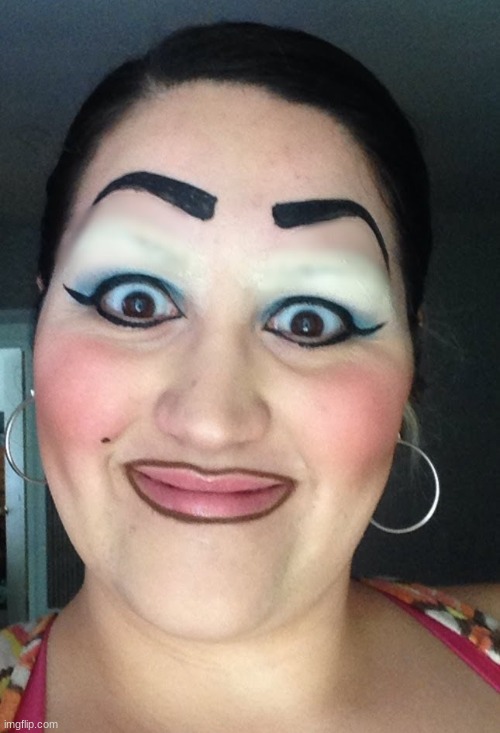 Sharpie eyebrows | image tagged in sharpie eyebrows | made w/ Imgflip meme maker