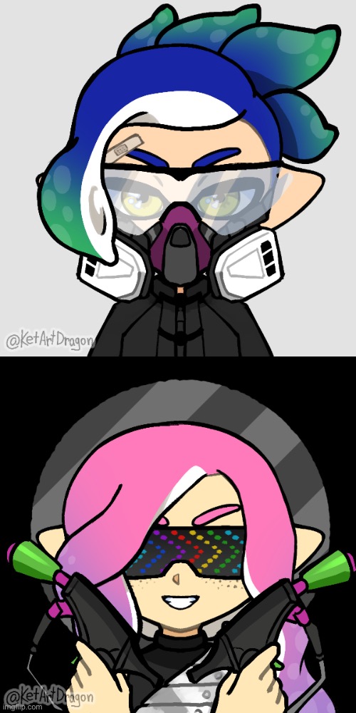 A picture of Monacher and Parl (Top = Monacher, Bottom = Mind controlled Parl) | made w/ Imgflip meme maker