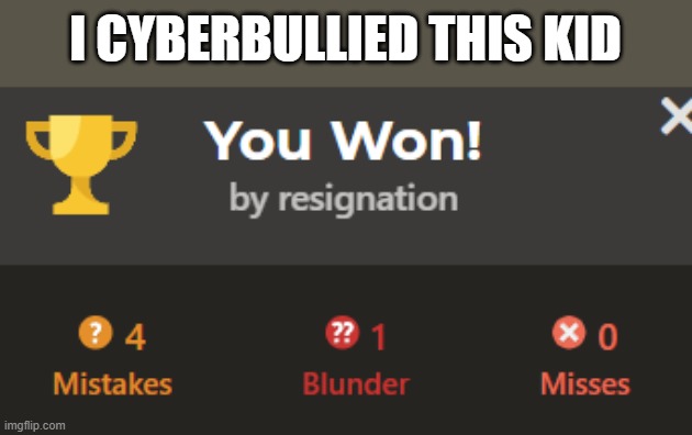 I CYBERBULLIED THIS KID | image tagged in frost | made w/ Imgflip meme maker