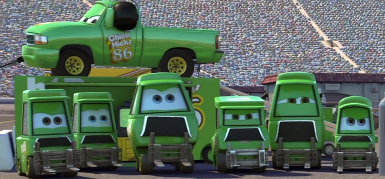 Chick Hicks’ Pit Crew as Nazis Blank Meme Template