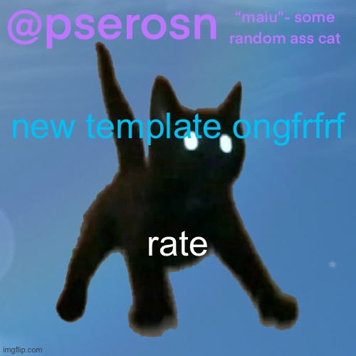 pserosn | new template ongfrfrf; rate | image tagged in pserosn | made w/ Imgflip meme maker