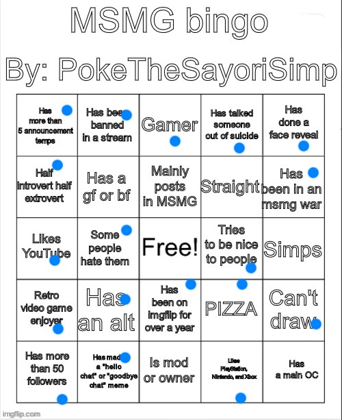 piss | image tagged in msmg bingo by poke | made w/ Imgflip meme maker