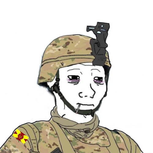 Military Wojak | image tagged in military wojak | made w/ Imgflip meme maker