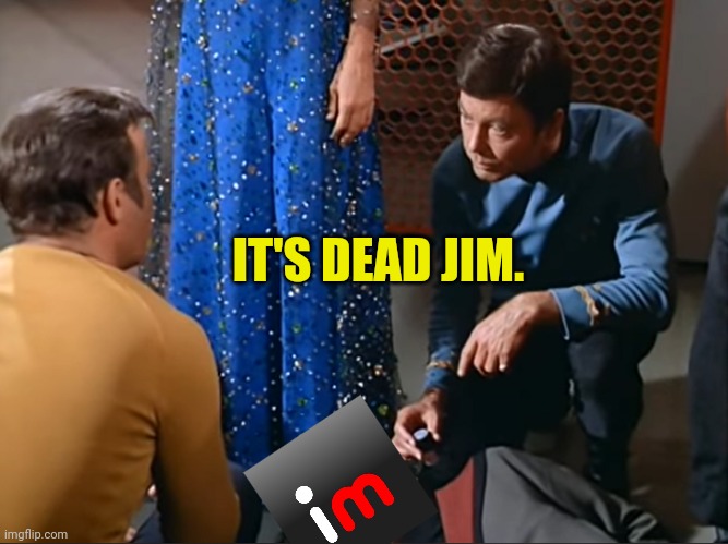 Seeing a lot less users this year on imgflip | IT'S DEAD JIM. | image tagged in he's dead jim,imgflip,funny because it's true | made w/ Imgflip meme maker