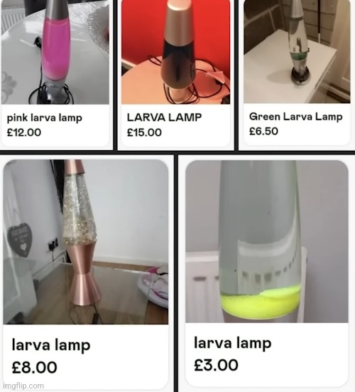 Which larva lamp do you want? | made w/ Imgflip meme maker
