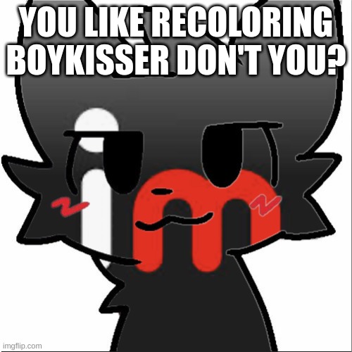 YOU LIKE RECOLORING BOYKISSER DON'T YOU? | image tagged in fard | made w/ Imgflip meme maker
