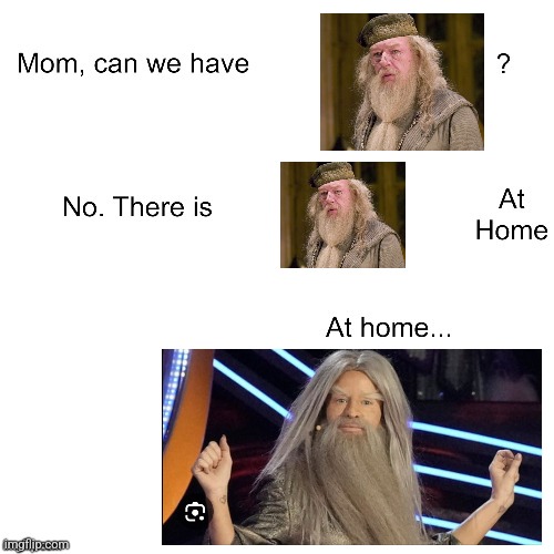 Jenny Mccarthy Dumbledore | image tagged in mom can we have | made w/ Imgflip meme maker
