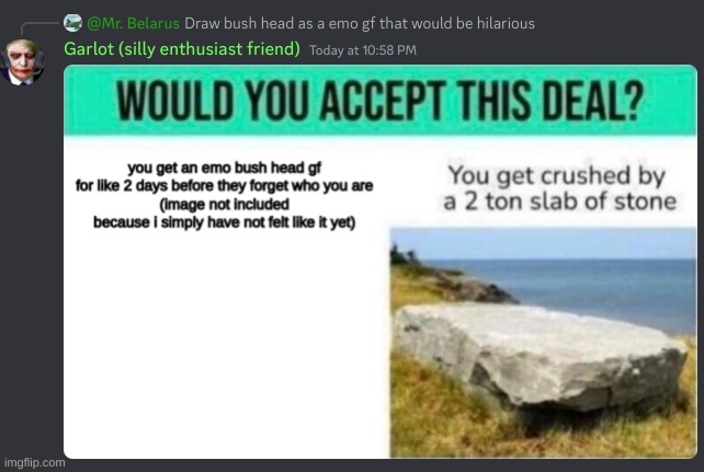 made w/ Imgflip meme maker