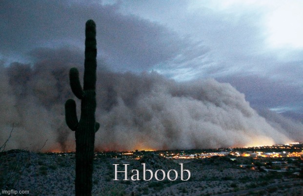 Sand Storm | Haboob | image tagged in haboob,desert storm,sand storm,desert | made w/ Imgflip meme maker