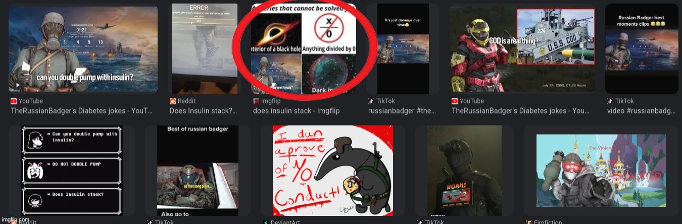 holy shit, im on google. just search up "russian badger does insulin stack" | made w/ Imgflip meme maker