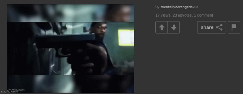 thats funny. i never got a front page post before with more upvotes than views | made w/ Imgflip meme maker