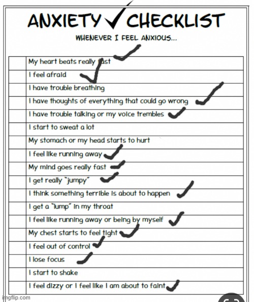 Anxiety | image tagged in anxiety | made w/ Imgflip meme maker