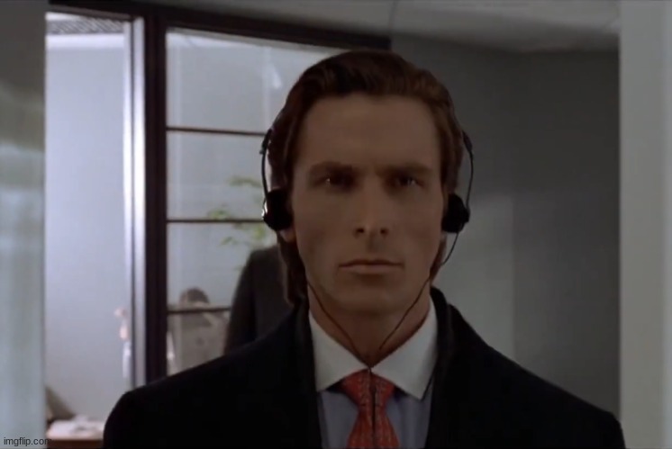 Patrick Bateman Walking | image tagged in patrick bateman walking | made w/ Imgflip meme maker