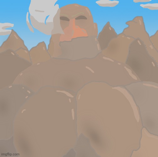Mountain range centered at Mount Mann | made w/ Imgflip meme maker