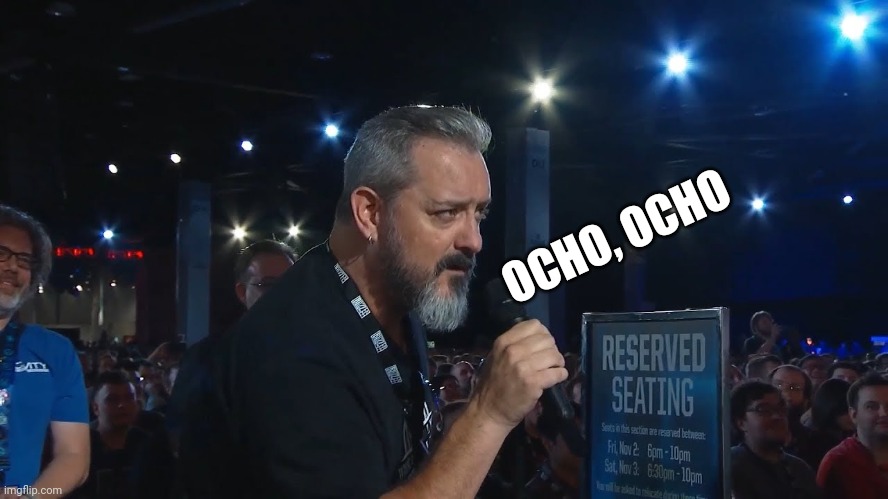 OCHO, OCHO | made w/ Imgflip meme maker