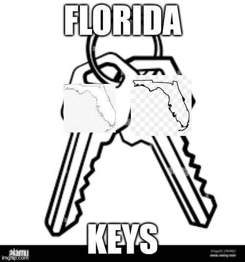 yeah | FLORIDA; KEYS | image tagged in funny | made w/ Imgflip meme maker