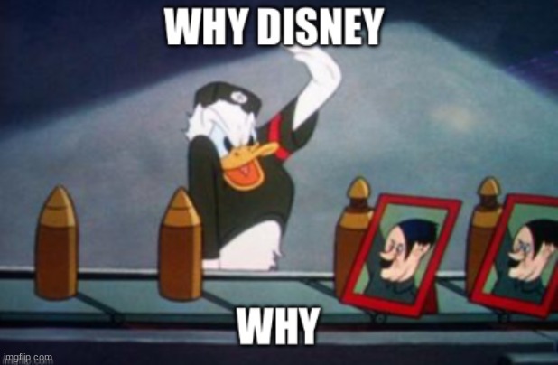Why did donald do this | image tagged in walt disney,disney | made w/ Imgflip meme maker