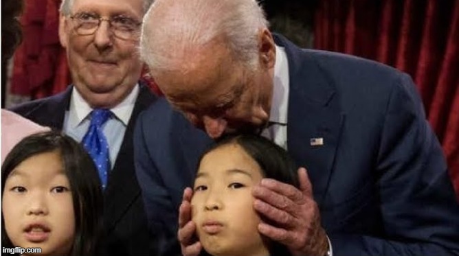 Biden around kids | image tagged in biden around kids | made w/ Imgflip meme maker