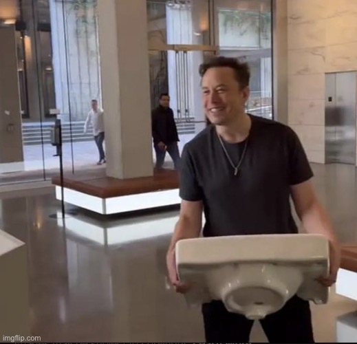 Elon Musk Sink | image tagged in elon musk sink | made w/ Imgflip meme maker
