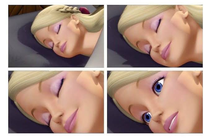 High Quality barbie doll sleeping Blank Meme Template