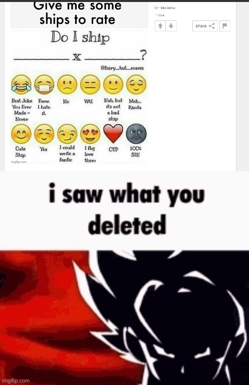 image tagged in i saw what you deleted | made w/ Imgflip meme maker