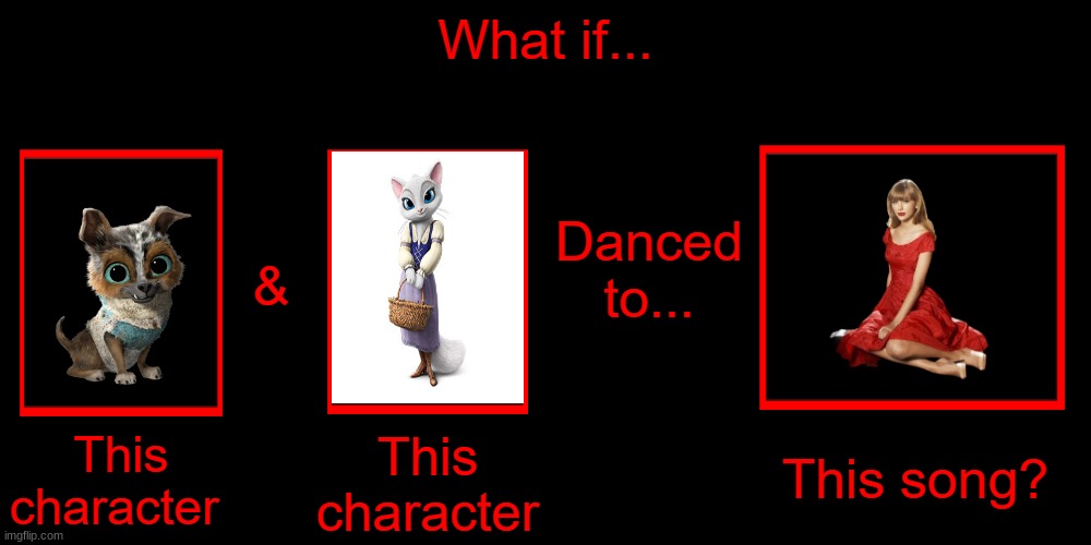 if perrito and dulcinea danced to love story | image tagged in what if these two characters danced to this song,puss in boots | made w/ Imgflip meme maker