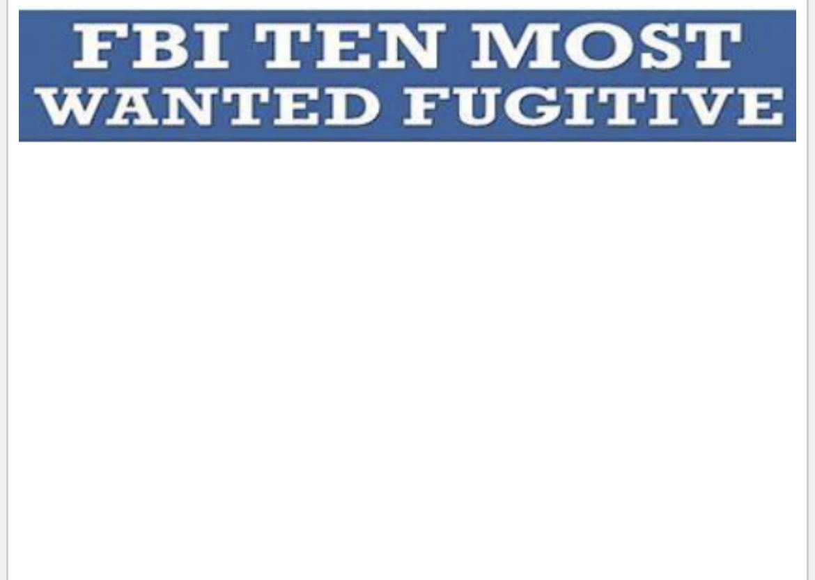 Most wanted Blank Meme Template
