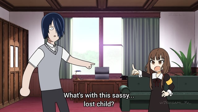 What's with this sassy lost child? Blank Meme Template